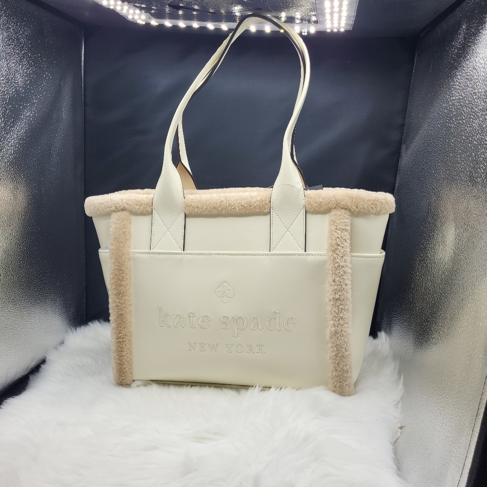KATE SPADE Cream and Beige Tote Bag - Picture 6 of 6
